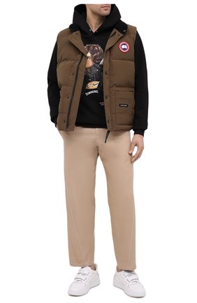 Мужской пуховый жилет freestyle crew CANADA GOOSE зеленого цвета по цене 47600 руб., арт. 4154M | Фото 2 Мужской пуховый жилет freestyle crew CANADA GOOSE зеленого цвета, арт. 4154M | Фото 2