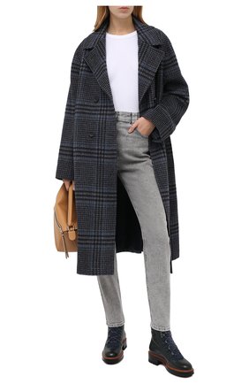 Женские кожаные ботинки SANTONI темно-зеленого цвета по цене 74400 руб., арт. WTWW58814SQ0ANYBV80 | Фото 2 Женские кожаные ботинки SANTONI темно-зеленого цвета, арт. WTWW58814SQ0ANYBV80 | Фото 2