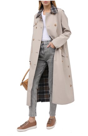 Женские кожаные кеды SANTONI светло-розового цвета по цене 34300 руб., арт. WBCE60442BARGIIHP41 | Фото 2 Женские кожаные кеды SANTONI светло-розового цвета, арт. WBCE60442BARGIIHP41 | Фото 2