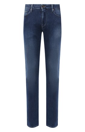 Мужские джинсы EMPORIO ARMANI синего цвета по цене 18500 руб., арт. 6H1J06/1DL6Z | Фото 1 Мужские джинсы EMPORIO ARMANI синего цвета, арт. 6H1J06/1DL6Z | Фото 1