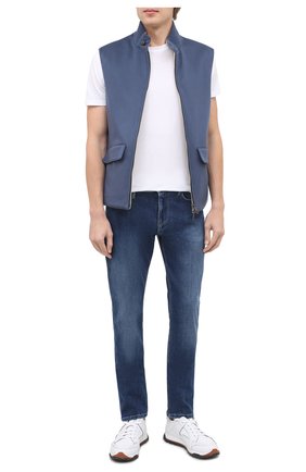 Мужские джинсы EMPORIO ARMANI синего цвета по цене 18500 руб., арт. 6H1J06/1DL6Z | Фото 2 Мужские джинсы EMPORIO ARMANI синего цвета, арт. 6H1J06/1DL6Z | Фото 2