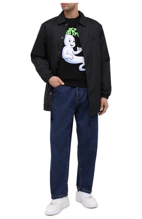 Мужской хлопковый свитшот DOM REBEL черного цвета по цене 21350 руб., арт. SH0ST/SWEATSHIRT | Фото 2 Мужской хлопковый свитшот DOM REBEL черного цвета, арт. SH0ST/SWEATSHIRT | Фото 2