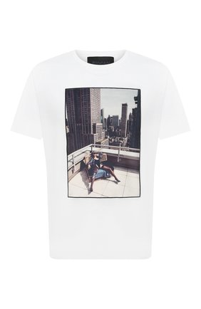Мужская хлопковая футболка LIMITATO белого цвета по цене 15650 руб., арт. N0 STRINGS/T-SHIRT | Фото 1 Мужская хлопковая футболка LIMITATO белого цвета, арт. N0 STRINGS/T-SHIRT | Фото 1