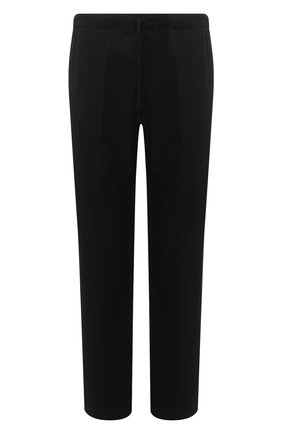 Мужские брюки из хлопка и шерсти DRIES VAN NOTEN черного цвета по цене 37500 руб., арт. 202-20939-1285 | Фото 1 Мужские брюки из хлопка и шерсти DRIES VAN NOTEN черного цвета, арт. 202-20939-1285 | Фото 1 (Материал внешний: Шерсть, Хлопок; Длина (брюки, джинсы): Стандартные; Случай: Повседневный; Стили: Кэжуэл)
