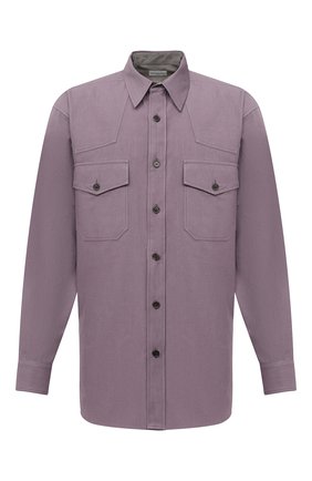 Мужская хлопковая рубашка DRIES VAN NOTEN сиреневого цвета по цене 39000 руб., арт. 202-20719-1273 | Фото 1 Мужская хлопковая рубашка DRIES VAN NOTEN сиреневого цвета, арт. 202-20719-1273 | Фото 1