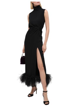 Женское платье 16 ARLINGTON черного цвета по цене 75950 руб., арт. D-085-AW20-BLK CREPE | Фото 2 Женское платье 16 ARLINGTON черного цвета, арт. D-085-AW20-BLK CREPE | Фото 2