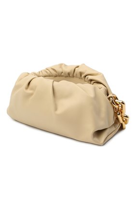 Женская сумка chain pouch BOTTEGA VENETA светло-бежевого цвета по цене 252500 руб., арт. 620230/VCP40 | Фото 5 Женская сумка chain pouch BOTTEGA VENETA светло-бежевого цвета, арт. 620230/VCP40 | Фото 5