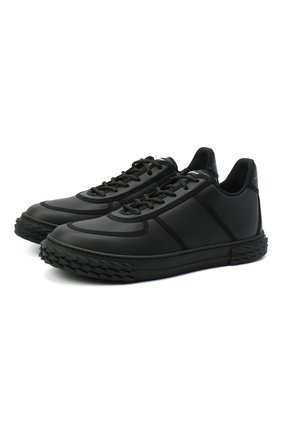 Мужские кожаные кеды blabber GIUSEPPE ZANOTTI DESIGN черного цвета по цене 44150 руб., арт. RU00017/001 | Фото 1 Мужские кожаные кеды blabber GIUSEPPE ZANOTTI DESIGN черного цвета, арт. RU00017/001 | Фото 1