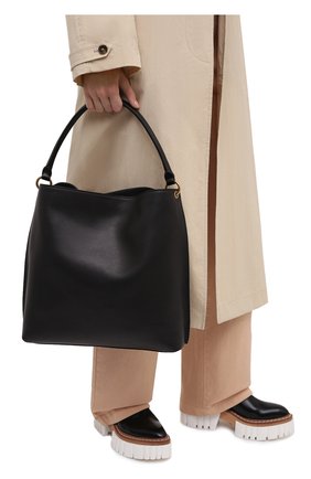 Женский сумка tag SAINT LAURENT черного цвета по цене 175500 руб., арт. 635266/0RJ0W | Фото 2 Женский сумка tag SAINT LAURENT черного цвета, арт. 635266/0RJ0W | Фото 2