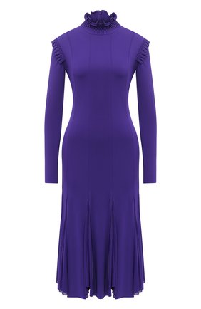 Женское платье из вискозы TOM FORD фиолетового цвета по цене 368000 руб., арт. ABJ500-FAX668 | Фото 1 Женское платье из вискозы TOM FORD фиолетового цвета, арт. ABJ500-FAX668 | Фото 1