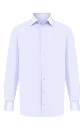 Мужская хлопковая сорочка BRIONI голубого цвета по цене 55400 руб., арт. RCA20N/0906X | Фото 1 Мужская хлопковая сорочка BRIONI голубого цвета, арт. RCA20N/0906X | Фото 1 (Материал внешний: Хлопок; Рукава: Длинные; Длина (для топов): Стандартные; Случай: Формальный; Стили: Классический; Воротник: Кент; Принт: Однотонные; Мужское Кросс-КТ: Сорочка-одежда; Манжеты: На пуговицах; Региональные ограничения белый список (Axapta Mercury): RU)