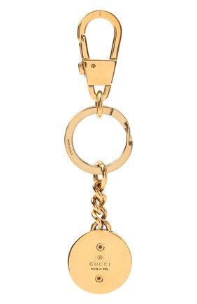 Мужской брелок GUCCI золотого цвета по цене 16000 руб., арт. 625610/J160T | Фото 2 Мужской брелок GUCCI золотого цвета, арт. 625610/J160T | Фото 2