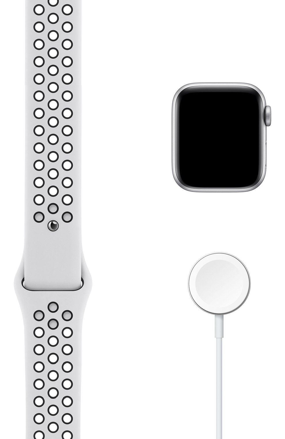 Смарт-часы apple watch nike series 6 gps 40mm silver aluminium case with pure platinum/black nike sport band APPLE silver цвета, арт. M00T3RU/A | Фото 6 (Кросс-КТ: Деактивировано)