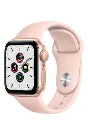 Смарт-часы apple watch se gps 40mm gold aluminium case with pink sand sport band APPLE  gold цвета, арт. MYDN2RU/A | Фото 1 (Кросс-КТ: Деактивировано)
