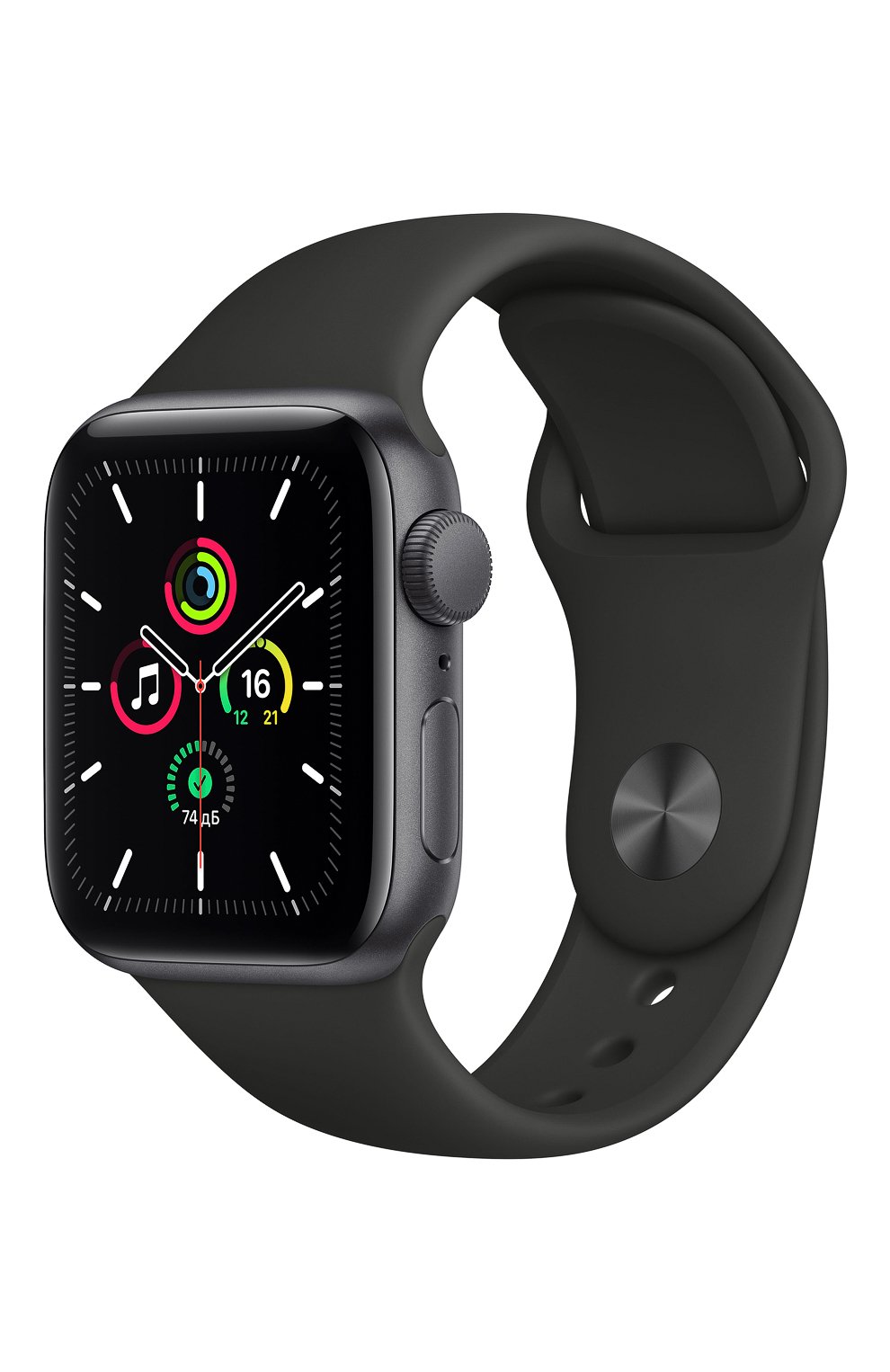 Смарт-часы Apple Watch SE GPS 40mm Space Gray Aluminium Case with Black ...