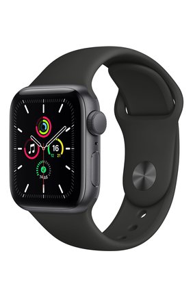 Смарт-часы apple watch se gps 40mm space gray aluminium case with black sport band APPLE  space gray цвета, арт. MYDP2RU/A | Фото 1 (Кросс-КТ: Деактивировано)