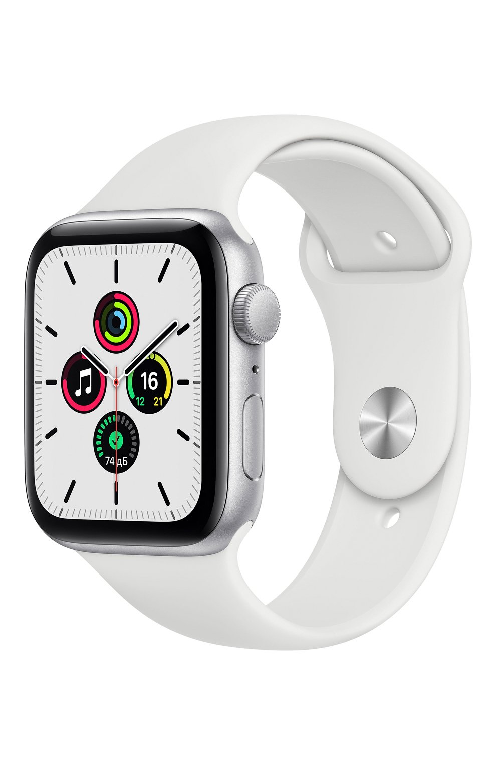 Смарт-часы Apple Watch SE GPS 44mm Silver Aluminium Case with White ...