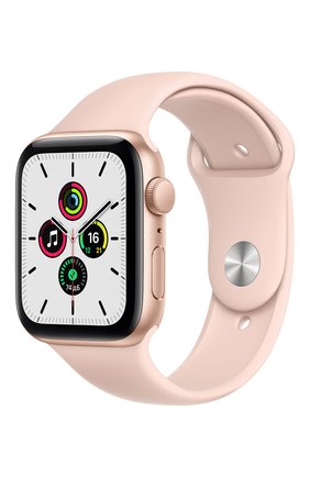 Смарт-часы apple watch se gps 44mm gold aluminium case with pink sand sport band APPLE  gold цвета, арт. MYDR2RU/A | Фото 1 (Кросс-КТ: Деактивировано)