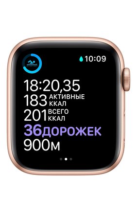 Смарт-часы apple watch series 6 gps 44mm gold aluminium case with pink sand sport band APPLE gold цвета, арт. M00E3RU/A | Фото 4 (Кросс-КТ: Деактивировано)
