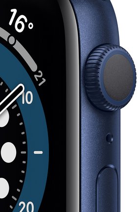 Смарт-часы apple watch series 6 gps 44mm blue aluminium case with deep navy sport band APPLE  blue цвета, арт. M00J3RU/A | Фото 2 (Кросс-КТ: Деактивировано)