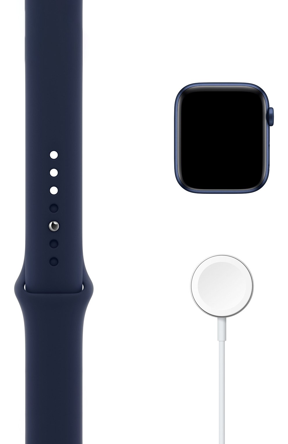 Смарт-часы apple watch series 6 gps 44mm blue aluminium case with deep navy sport band APPLE blue цвета, арт. M00J3RU/A | Фото 6 (Кросс-КТ: Деактивировано)