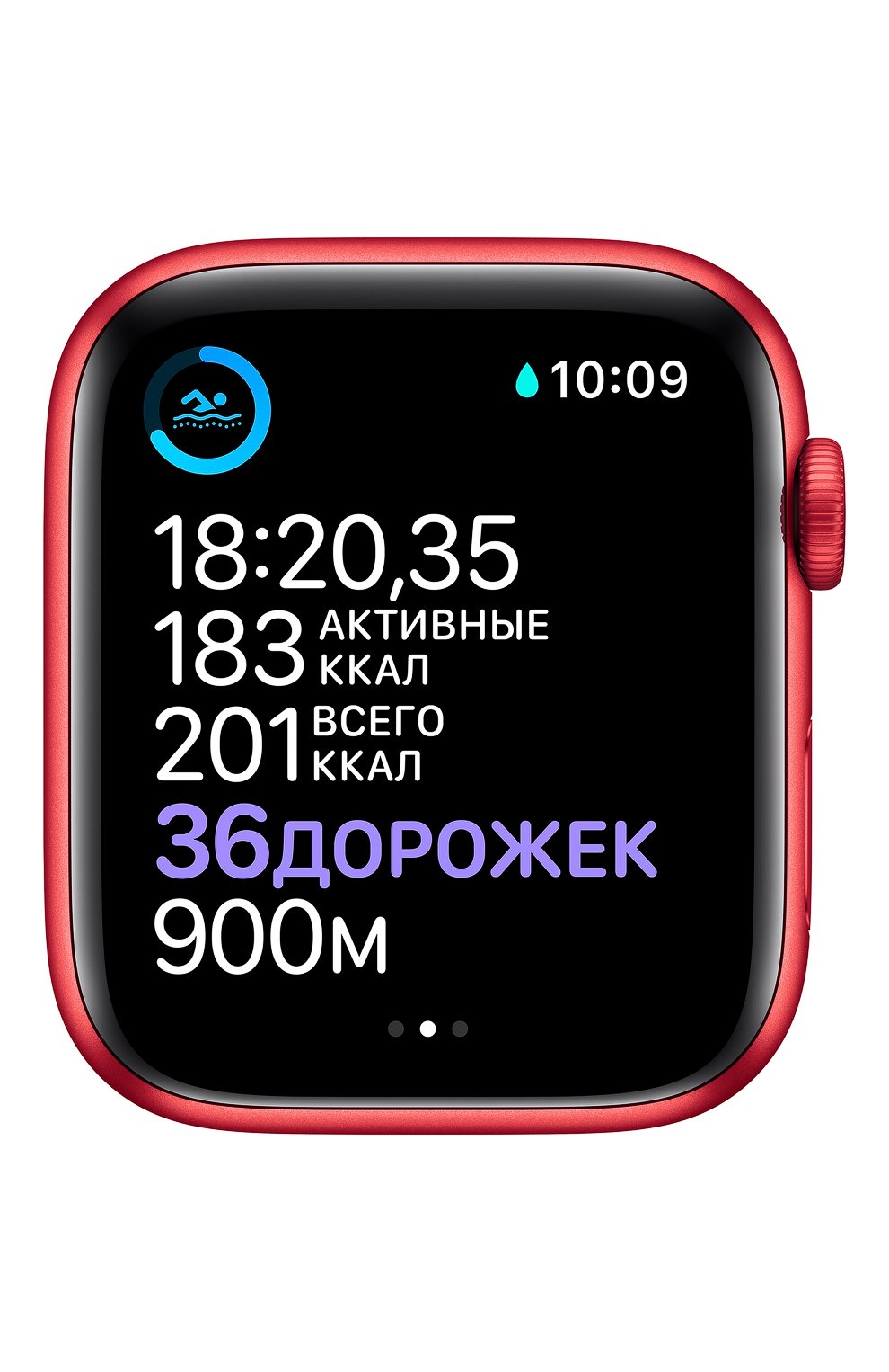 Смарт-часы apple watch series 6 gps 44mm product(red) aluminium case with product(red) sport band APPLE  (product)red цвета, арт. M00M3RU/A | Фото 4 (Кросс-КТ: Деактивировано)