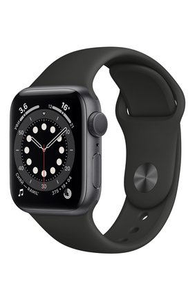 Смарт-часы apple watch series 6 gps 40mm space gray aluminium case with black sport band APPLE space gray цвета, арт. MG133RU/A | Фото 1 (Кросс-КТ: Деактивировано)