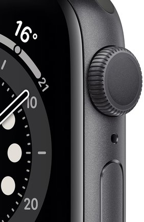 Смарт-часы apple watch series 6 gps 40mm space gray aluminium case with black sport band APPLE  space gray цвета, арт. MG133RU/A | Фото 2 (Кросс-КТ: Деактивировано)