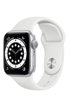 Смарт-часы apple watch series 6 gps 40mm silver aluminium case with white sport band APPLE silver цвета, арт. MG283RU/A | Фото 1 (Кросс-КТ: Деактивировано)