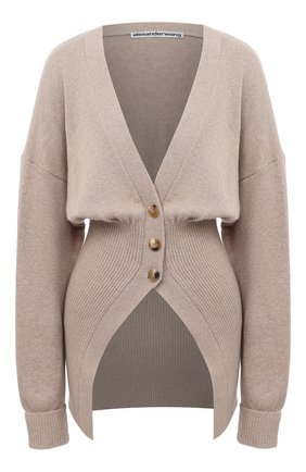 Женский кардиган ALEXANDER WANG бежевого цвета по цене 65300 руб., арт. 1KC2203013 | Фото 1 Женский кардиган ALEXANDER WANG бежевого цвета, арт. 1KC2203013 | Фото 1