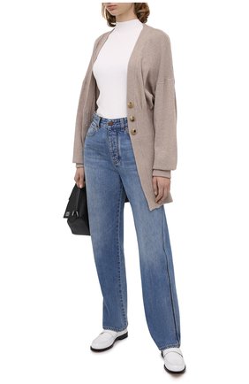 Женский кардиган ALEXANDER WANG бежевого цвета по цене 65300 руб., арт. 1KC2203013 | Фото 2 Женский кардиган ALEXANDER WANG бежевого цвета, арт. 1KC2203013 | Фото 2