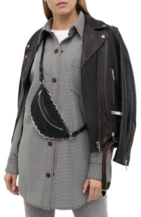 Женская поясная сумка attica ALEXANDER WANG черного цвета по цене 69150 руб., арт. 20C220F135 | Фото 2 Женская поясная сумка attica ALEXANDER WANG черного цвета, арт. 20C220F135 | Фото 2