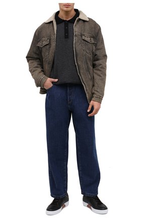 Мужская джинсовая куртка Y/PROJECT бежевого цвета по цене 73300 руб., арт. JACK66-S19 D06 | Фото 2 Мужская джинсовая куртка Y/PROJECT бежевого цвета, арт. JACK66-S19 D06 | Фото 2