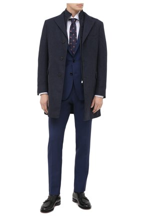 Мужской шерстяное пальто CORNELIANI синего цвета по цене 118000 руб., арт. 861590-0812400/00 | Фото 2 Мужской шерстяное пальто CORNELIANI синего цвета, арт. 861590-0812400/00 | Фото 2