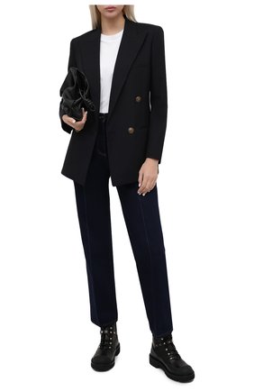 Женская хлопковая футболка DOLCE & GABBANA белого цвета по цене 34850 руб., арт. F8M66T/G7XQS | Фото 2 Женская хлопковая футболка DOLCE & GABBANA белого цвета, арт. F8M66T/G7XQS | Фото 2
