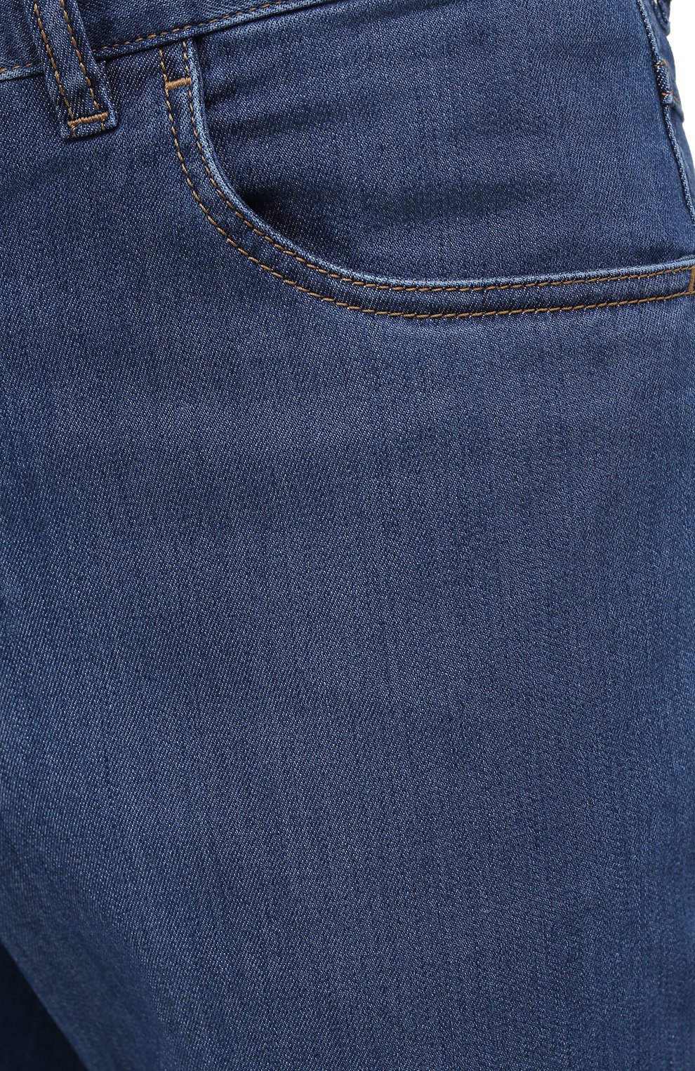 Мужские джинсы BRIONI синего цвета, арт. SPNJ0L/P9D22/STELVI0 | Фото 6 (Силуэт М (брюки): Прямые; Кросс-КТ: Деним; Длина (брюки, джинсы): Стандартные; Региональные ограничения белый список (Axapta Mercury): RU; Материал внешний: Хлопок; Стили: Кэжуэл)