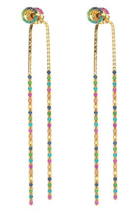 Женские серьги GUCCI бесцветного цвета по цене 451000 руб., арт. YBD481685002 | Фото 1 Женские серьги GUCCI бесцветного цвета, арт. YBD481685002 | Фото 1 (Драгоценные камни: Сапфиры; Материал сплава: Желтое золото)