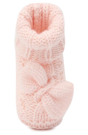 Детские шерстяные пинетки BABY T светло-розового цвета по цене 3720 руб., арт. 20AI103SA | Фото 4 Детские шерстяные пинетки BABY T светло-розового цвета, арт. 20AI103SA | Фото 4