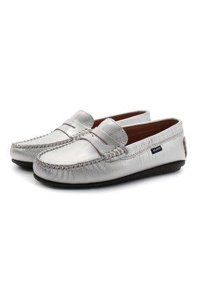Детские кожаные мокасины ATLANTA MOCASSIN серебряного цвета по цене 7755 руб., арт. 9AT1MT032GCSTT/28-34 | Фото 1 Детские кожаные мокасины ATLANTA MOCASSIN серебряного цвета, арт. 9AT1MT032GCSTT/28-34 | Фото 1 (Материал внутренний: Натуральная кожа; Материал внешний: Кожа; Региональные ограничения белый список (Axapta Mercury): RU; Длина стельки: 21, 17,9, 19,4, 20, 20,7)