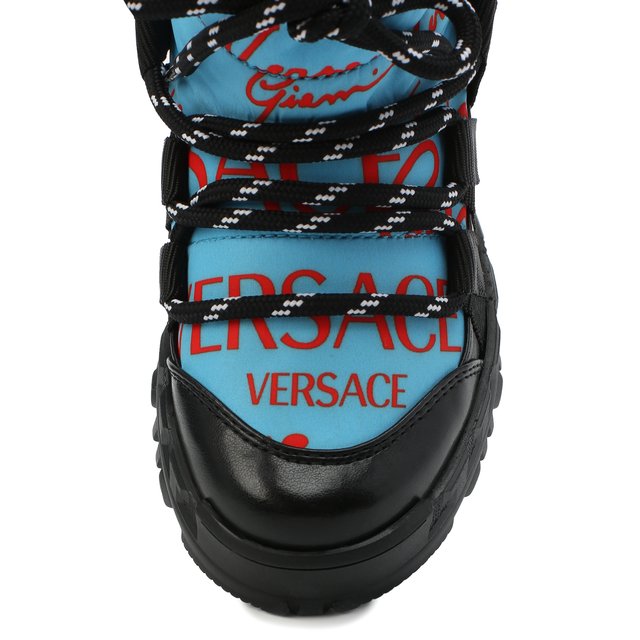 Утепленные ботинки Versace YHX00043/YB00351/30-33 Фото 4
