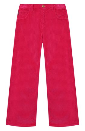 Детские хлопковые брюки VERSACE фуксия цвета по цене 19950 руб., арт. YC000371/A235032/4A-6A | Фото 1 Детские хлопковые брюки VERSACE фуксия цвета, арт. YC000371/A235032/4A-6A | Фото 1