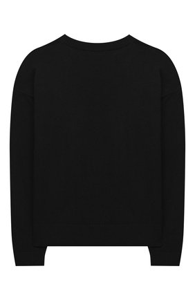 Детский пуловер VERSACE черного цвета по цене 26700 руб., арт. YC000449/A236515/8A-14A | Фото 2 Детский пуловер VERSACE черного цвета, арт. YC000449/A236515/8A-14A | Фото 2