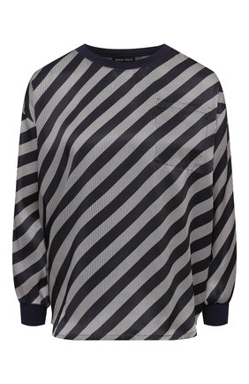 Женская шелковая блузка GIORGIO ARMANI черного цвета по цене 93050 руб., арт. 0WHCCZ04/TZ628 | Фото 1 Женская шелковая блузка GIORGIO ARMANI черного цвета, арт. 0WHCCZ04/TZ628 | Фото 1