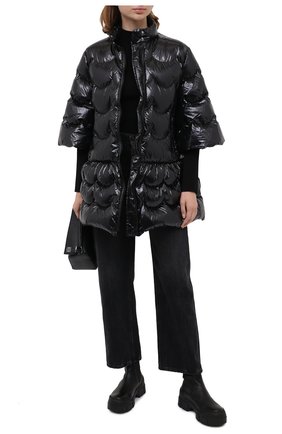 Женский пуховик REDVALENTINO черного цвета по цене 78550 руб., арт. UR3CP00B/567 | Фото 2 Женский пуховик REDVALENTINO черного цвета, арт. UR3CP00B/567 | Фото 2