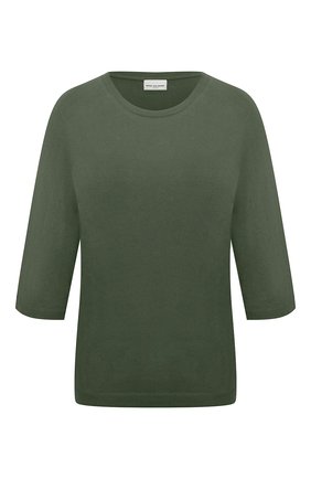 Женская хлопковая футболка DRIES VAN NOTEN хаки цвета по цене 12950 руб., арт. 202-11123-1616 | Фото 1 Женская хлопковая футболка DRIES VAN NOTEN хаки цвета, арт. 202-11123-1616 | Фото 1