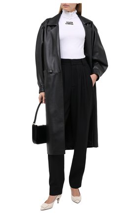 Женская хлопковая футболка DOLCE & GABBANA белого цвета по цене 44850 руб., арт. F8M72T/FU7EQ | Фото 2 Женская хлопковая футболка DOLCE & GABBANA белого цвета, арт. F8M72T/FU7EQ | Фото 2