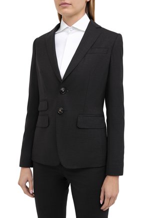 Женский шерстяной костюм DSQUARED2 серого цвета по цене 115500 руб., арт. S75FT0208/S40320 | Фото 2 Женский шерстяной костюм DSQUARED2 серого цвета, арт. S75FT0208/S40320 | Фото 2