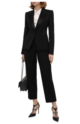 Женский шерстяной жакет TOM FORD черного цвета по цене 299500 руб., арт. GI2755-FAX733 | Фото 2 Женский шерстяной жакет TOM FORD черного цвета, арт. GI2755-FAX733 | Фото 2