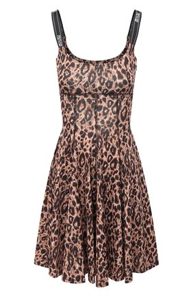 Женское платье VERSACE JEANS COUTURE леопардового цвета по цене 44300 руб., арт. D2HZA412-ZDP909/S0803 | Фото 1 Женское платье VERSACE JEANS COUTURE леопардового цвета, арт. D2HZA412-ZDP909/S0803 | Фото 1