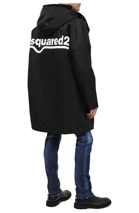 Мужской плащ DSQUARED2 черного цвета по цене 65150 руб., арт. S74AM1117/S53148 | Фото 2 Мужской плащ DSQUARED2 черного цвета, арт. S74AM1117/S53148 | Фото 2